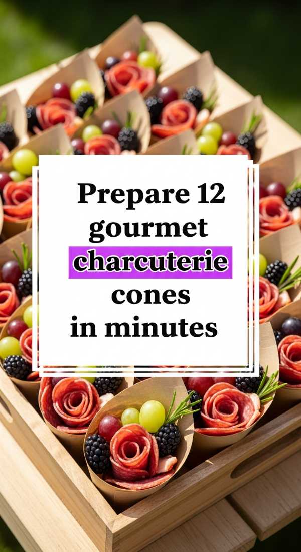 Prepare 12 Gourmet Charcuterie Cones In Minutes 6a005677d92c7