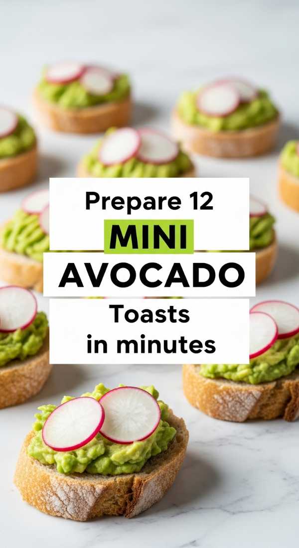 Prepare 12 Mini Avocado Toasts In Minutes 69fd8aa8d7721