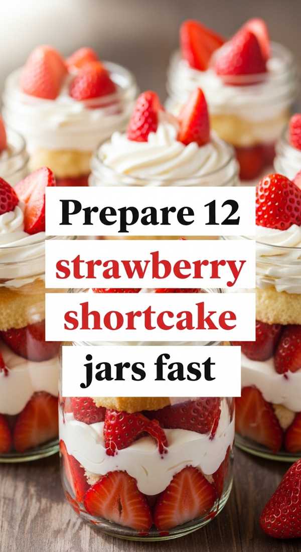 Chasing Crumbs & Sunshine: Your Ultimate Summer Baking Business Roadmap Prepare 12 Strawberry Shortcake Jars Fast 69f6fe093c089