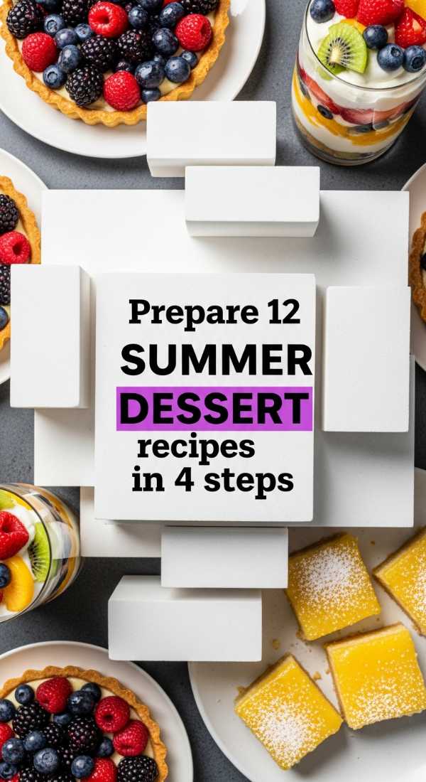 Prepare 12 Summer Dessert Recipes In 4 Steps 6a06bc59c75d9