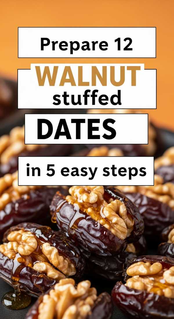 Prepare 12 Walnut Stuffed Dates In 5 Easy Steps 69fd8aa0720a9