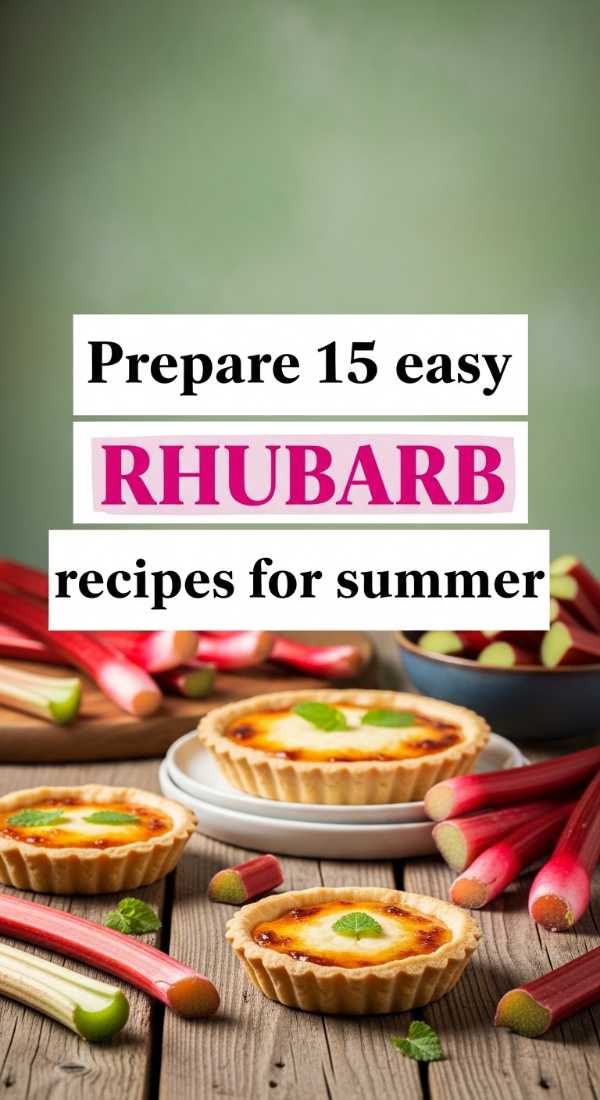 Prepare 15 Easy Rhubarb Recipes For Summer 6a0703abc47d9