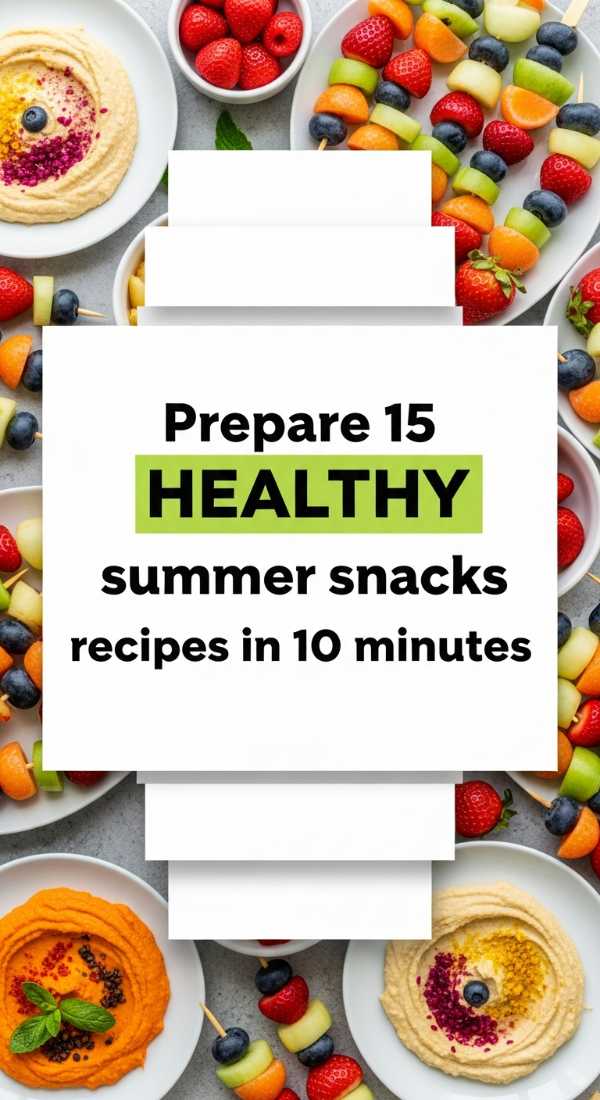 Prepare 15 Healthy Summer Snacks Recipes In 10 Minutes 6a001620bd113