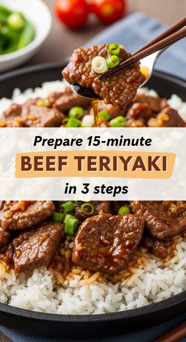 Prepare 15 Minute Beef Teriyaki In 3 Steps 69f6f4b17a838
