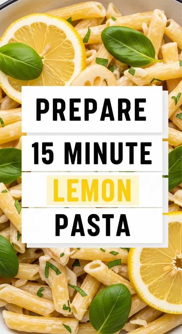 Prepare 15 Minute Lemon Pasta 69f5acc8b1dd9
