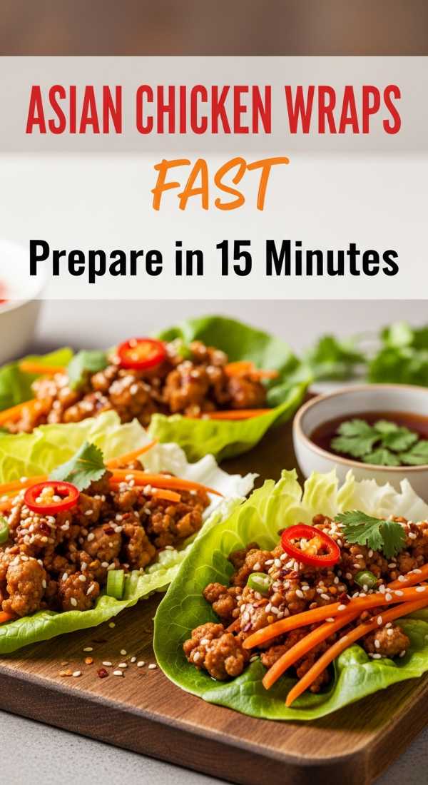 Prepare 15 Minute Spicy Asian Chicken Wraps 6a044ae86e985