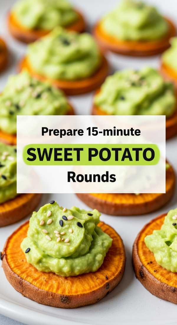 Prepare 15 Minute Sweet Potato Rounds With Avocado 69fd8a958ba8c