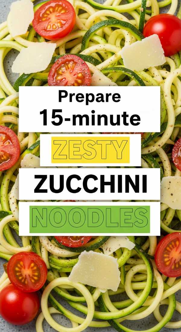 Prepare 15 Minute Zesty Zucchini Noodles 6a14294c21926