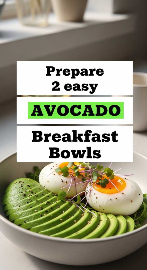 Prepare 2 Easy Avocado Breakfast Bowls 6a14297369125