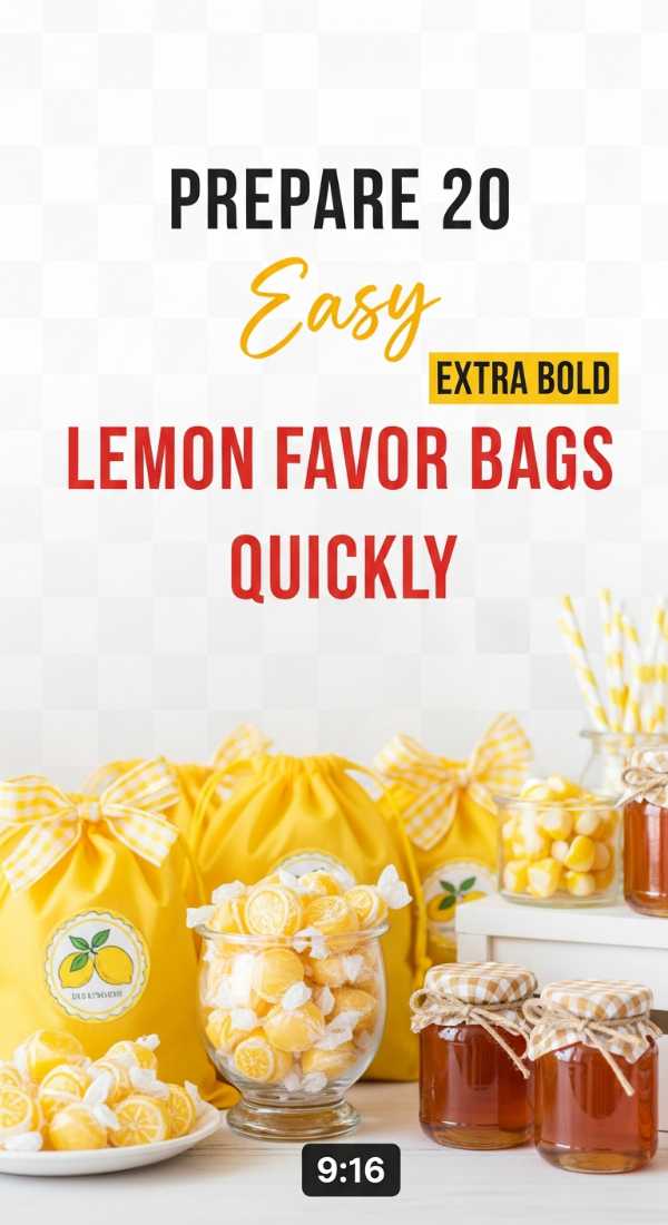 Prepare 20 Lemon Favor Bags Quickly 69fae909656ed