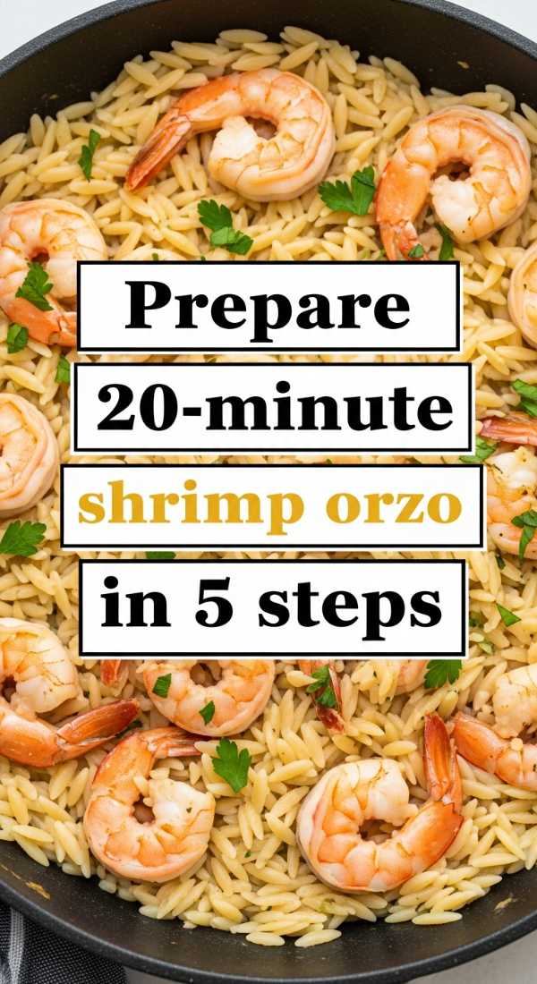 Prepare 20 Minute Creamy Shrimp Orzo In 5 Steps 6a017db48323e