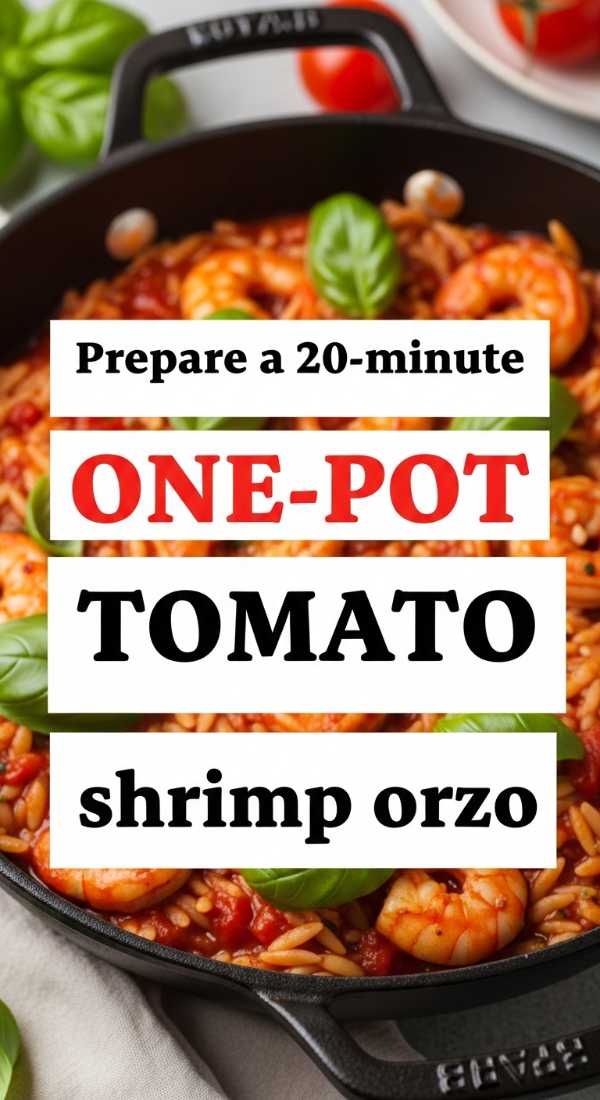 Prepare 20 Minute One Pot Tomato Shrimp Orzo 69f47b411f9cb
