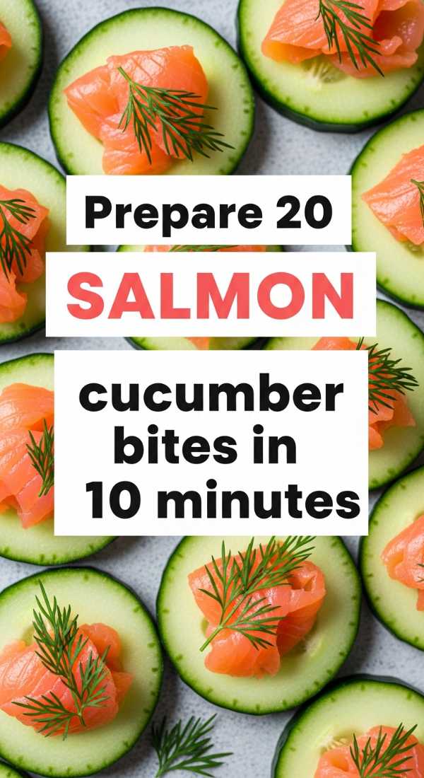Prepare 20 Salmon Cucumber Bites In 10 Minutes 69fd8a9821d38