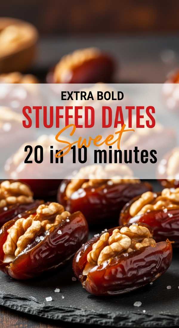 Prepare 20 Walnut Stuffed Dates In 10 Minutes 69fd740e9d87a