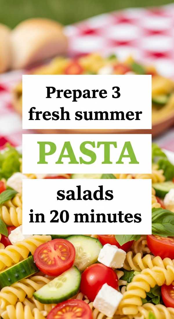 Prepare 3 Fresh Summer Pasta Salads In 20 Minutes 6a0706f832912