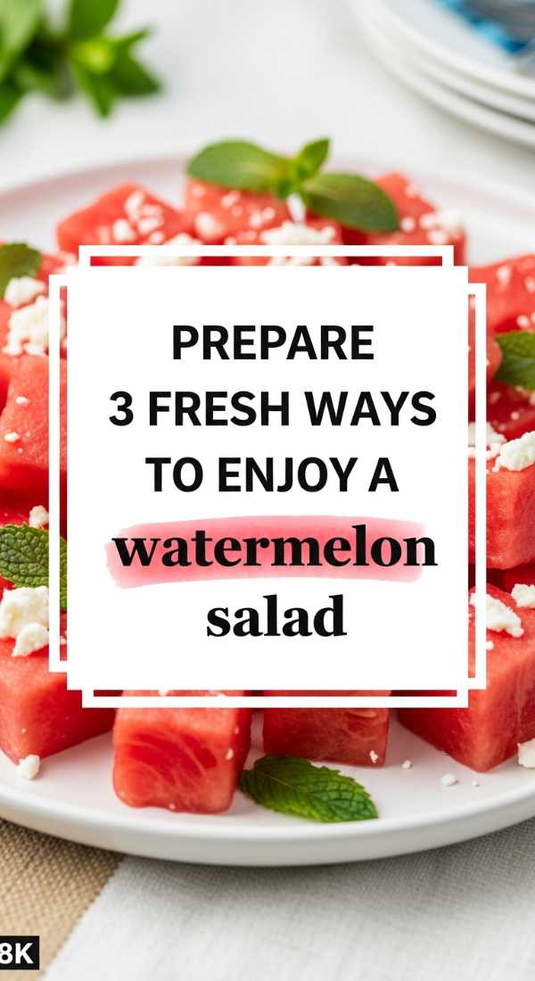 Prepare 3 Fresh Ways To Enjoy A Watermelon Salad 6a06cdc1f1e72