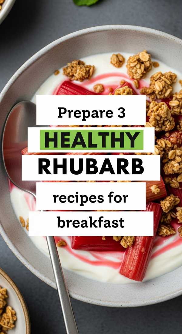 Prepare 3 Healthy Rhubarb Recipes For Breakfast 69fd8a8f7e594