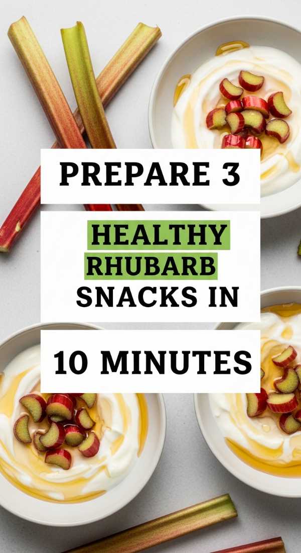 Prepare 3 Healthy Rhubarb Snacks In 10 Minutes 69f5acd1308c6