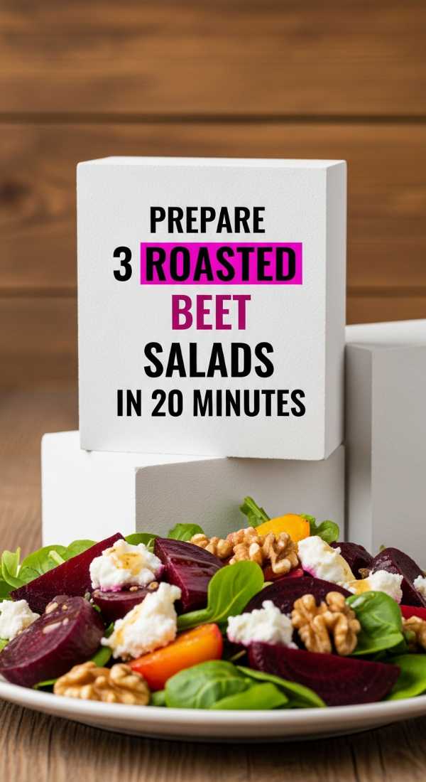 Prepare 3 Roasted Beet Salads In 20 Minutes 6a04238bc9e99