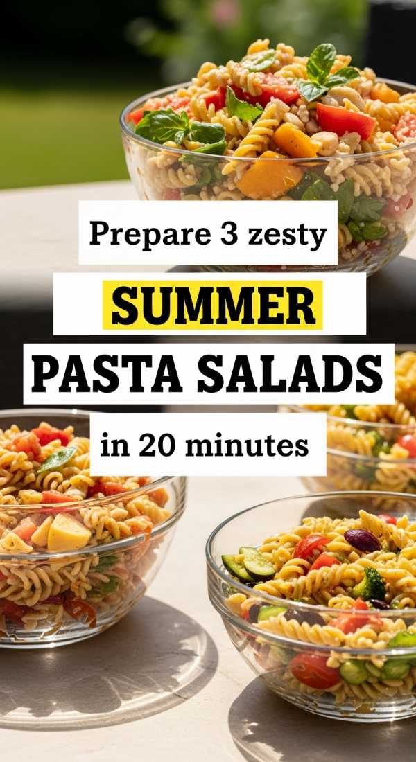 Prepare 3 Zesty Summer Pasta Salads In 20 Minutes 6a06c907bf0f0