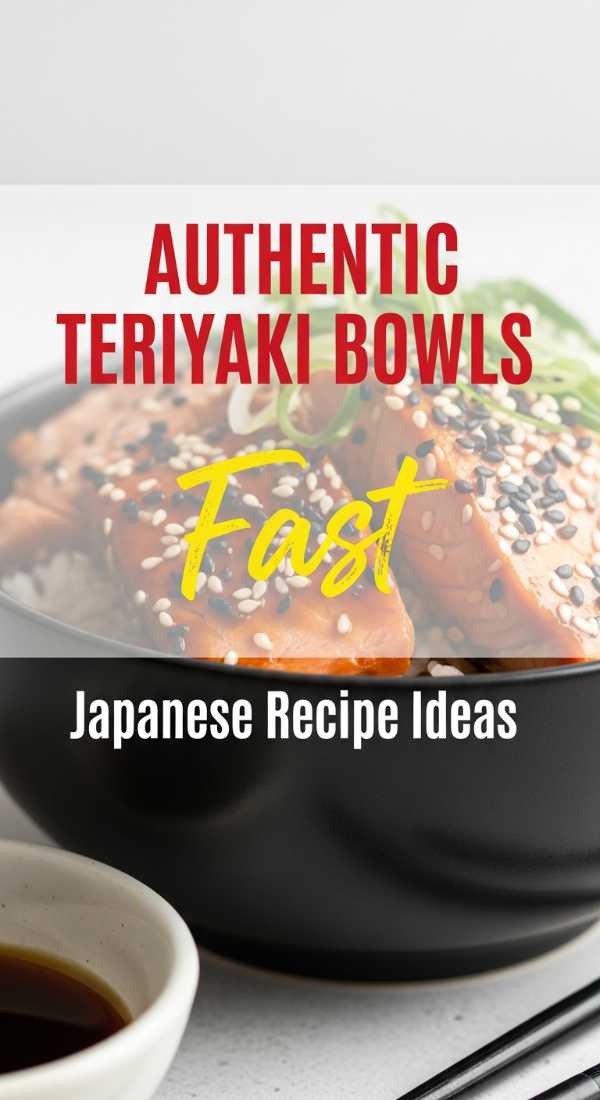 Prepare 4 Authentic Teriyaki Bowls Fast 69f5d52e4e05b