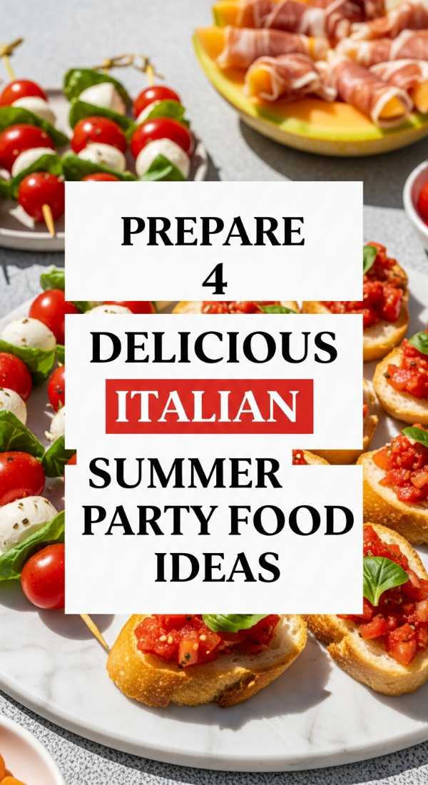 Sip, Snack, and Sun: How to Throw the Perfect Italian Summer Soiree Prepare 4 Delicious Italian Summer Party Food Ideas 6a0deef34120b