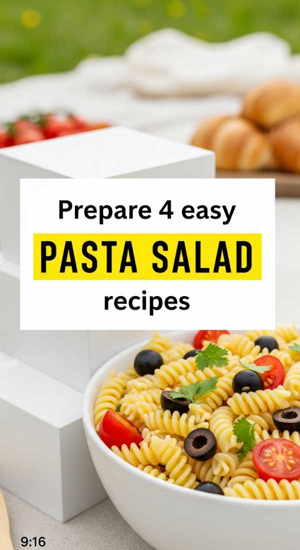 Fresh & Easy: 50+ Recipes for the Ultimate Summer Feast Prepare 4 Easy Pasta Salad Recipes 6a070b5d8e4d6