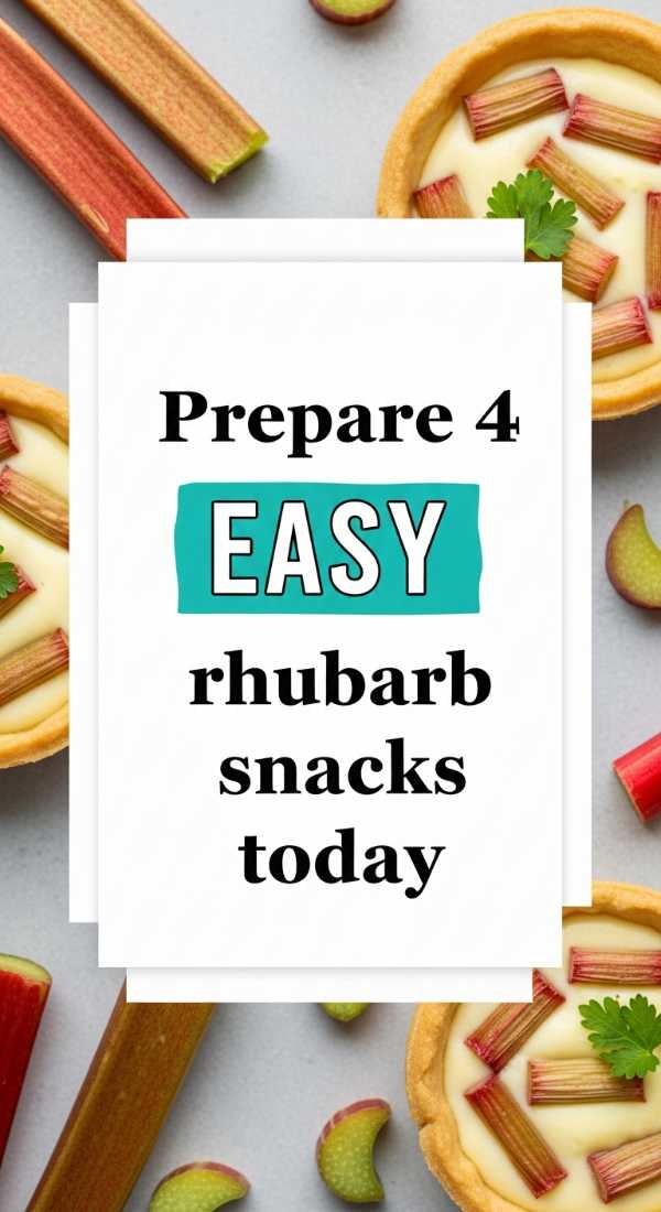 Prepare 4 Easy Rhubarb Snacks Today 69fc1912c457c