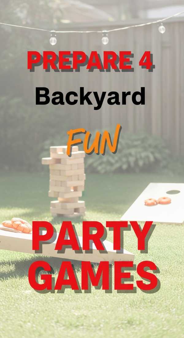 Prepare 4 Fun Backyard Party Games 6a0d9eef10872