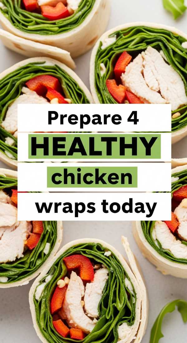Prepare 4 Healthy Chicken Wraps Today 6a14298726a81