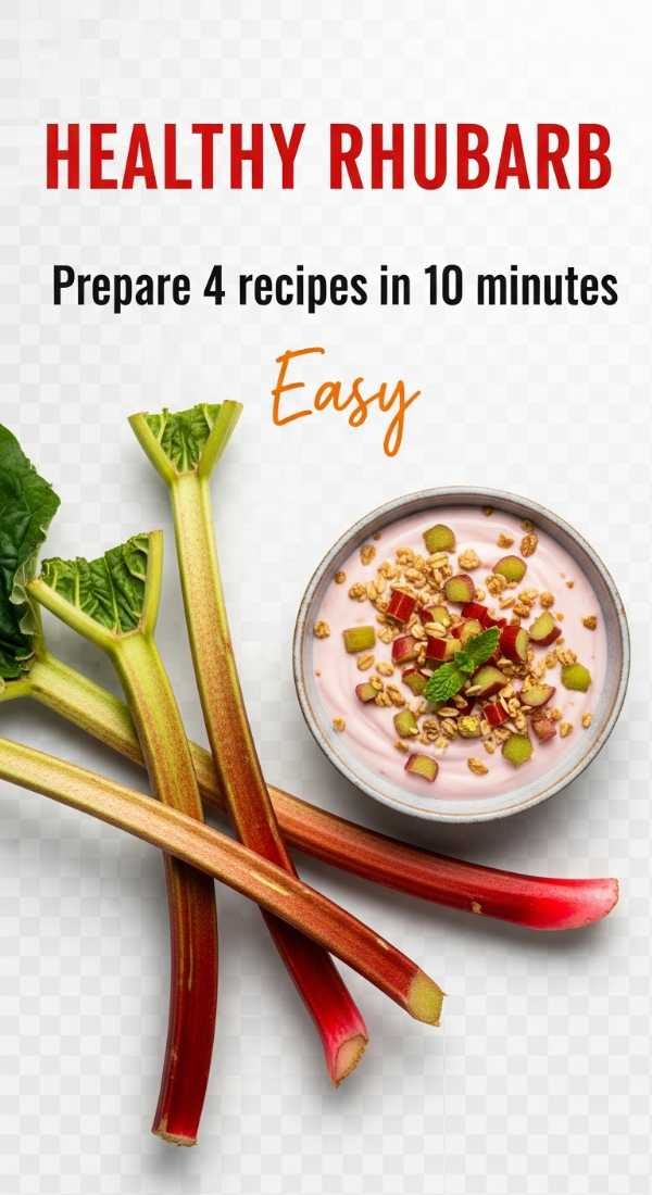Prepare 4 Healthy Rhubarb Recipes In 10 Minutes 69f71b11a32f4