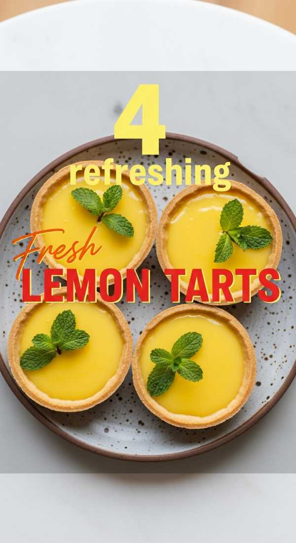 Flour, Flowers & Finances: Your Guide to a Sun-Kissed Micro-Bakery Prepare 4 Refreshing Lemon Tarts Today 6a020532136cc