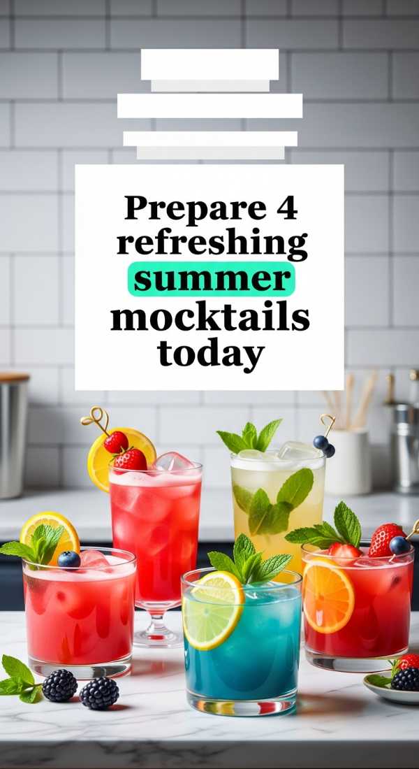 Beat the Heat: 50+ Refreshing Recipes for Your Next Cookout Prepare 4 Refreshing Summer Mocktails Today 6a06e6d6c55e8