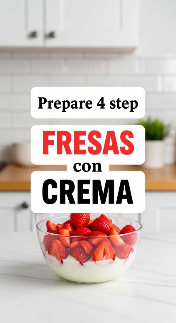 Prepare 4 Step Fresas Con Crema 6a06c39640747