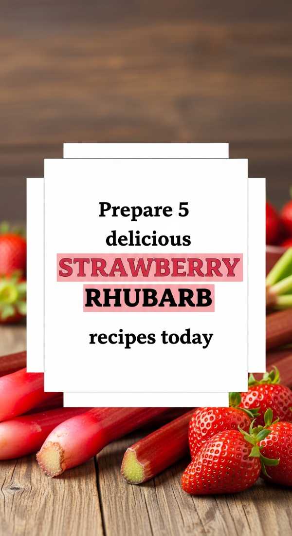 Prepare 5 Delicious Strawberry Rhubarb Recipes Today 69fd8aa3b3fa2