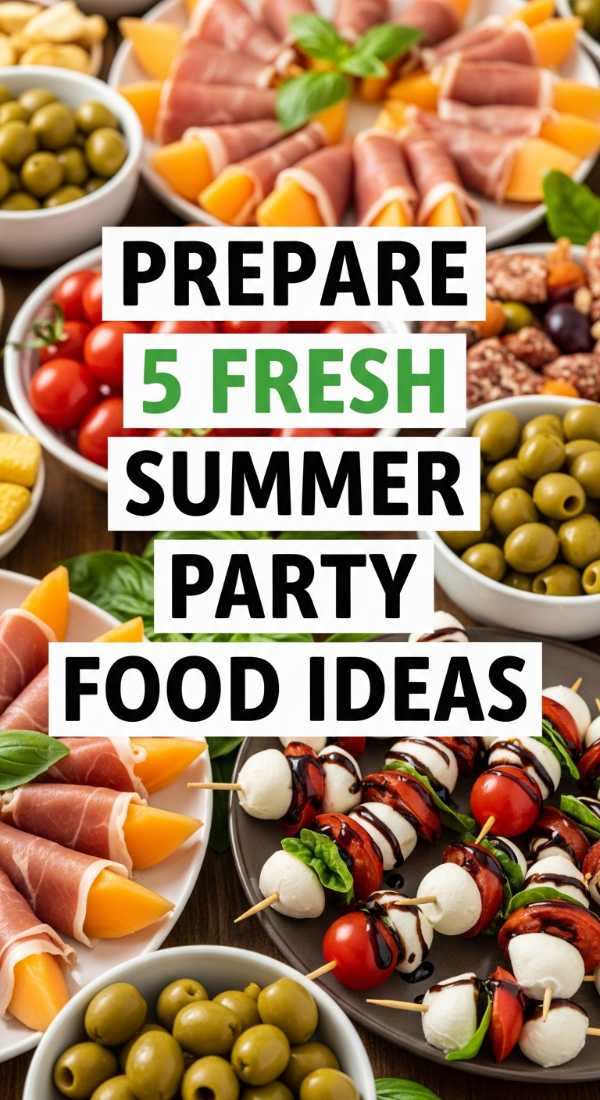 Prepare 5 Fresh Summer Party Food Ideas 6a0deeeda04de
