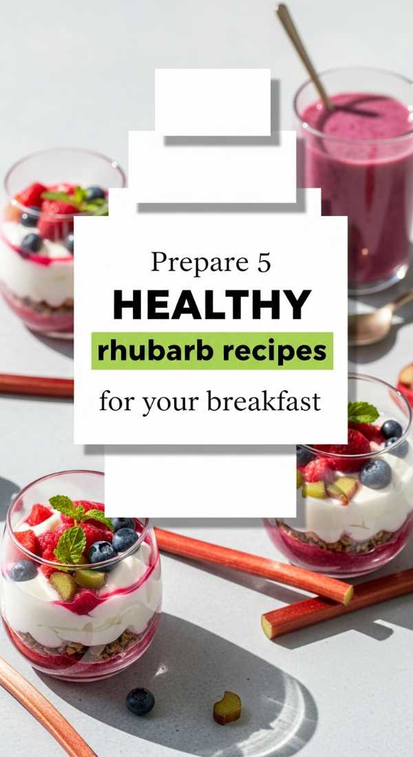 Prepare 5 Healthy Rhubarb Recipes For Your Breakfast 69fd8a9774e8d