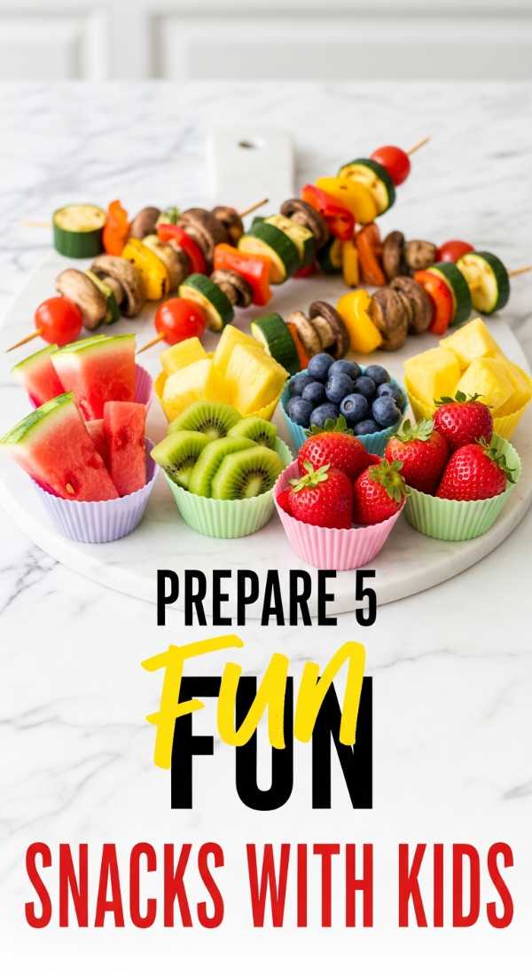 Prepare 5 Healthy Snacks With Kids Easily 6a045aad87afb