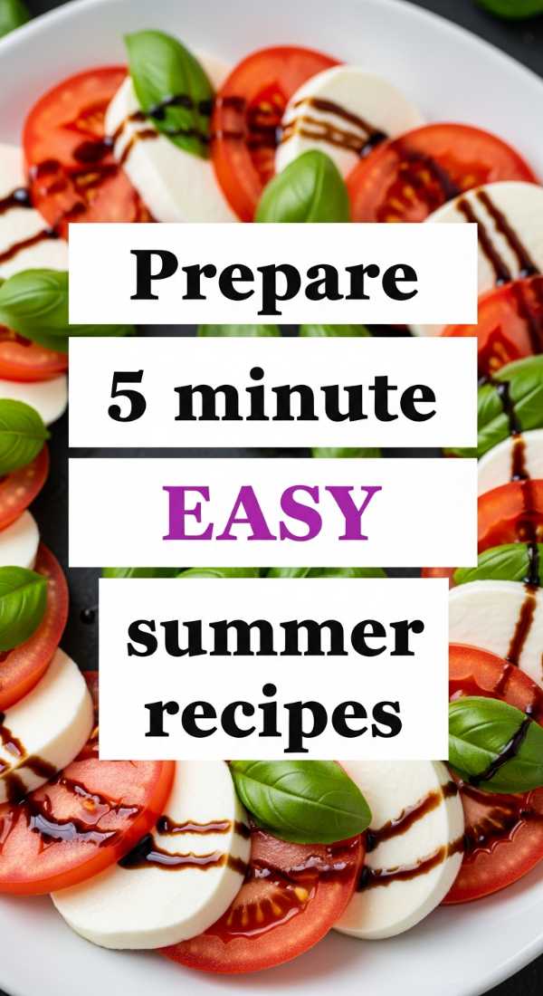 Prepare 5 Minute Easy Summer Recipes 6a1096284e054