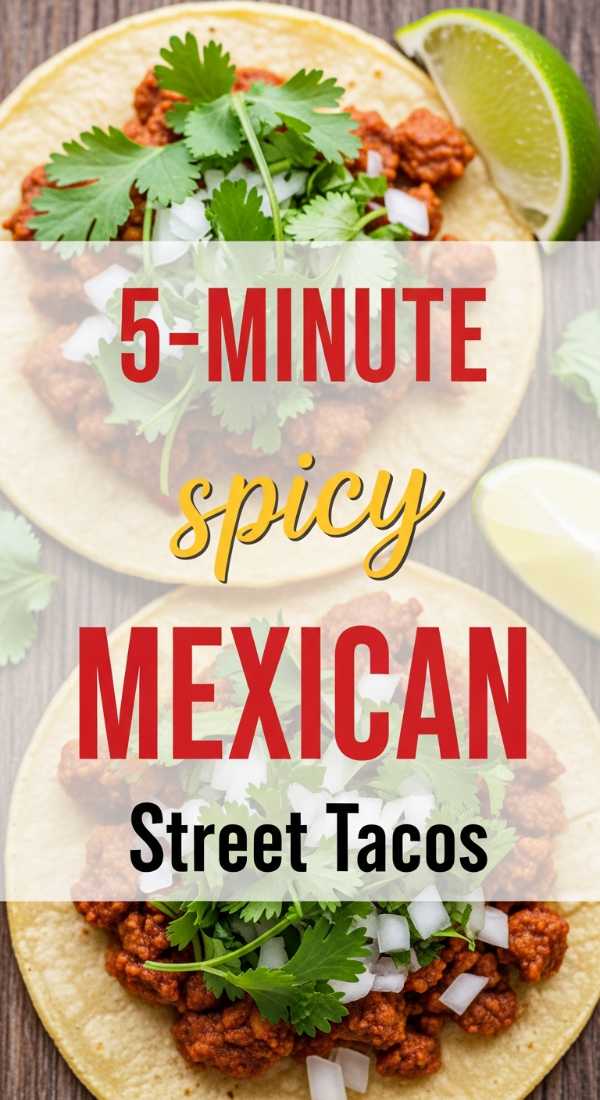 Prepare 5 Minute Spicy Mexican Street Tacos 6a045a919d124