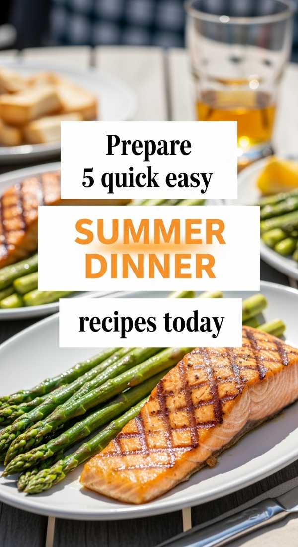Prepare 5 Quick Easy Summer Dinner Recipes Today 6a06c9178d893