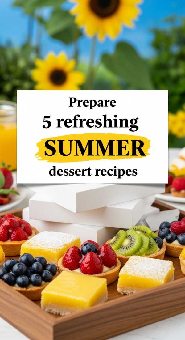 Prepare 5 Refreshing Summer Dessert Recipes 6a109523e5e68
