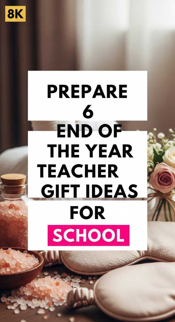 Prepare 6 End Of The Year Teacher Gift Ideas For School 6a057da1d5578
