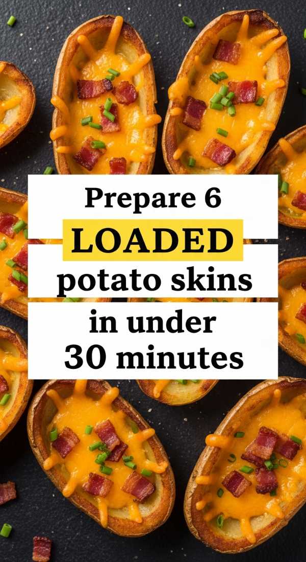 Prepare 6 Loaded Potato Skins In Under 30 Minutes 6a144249c5af2
