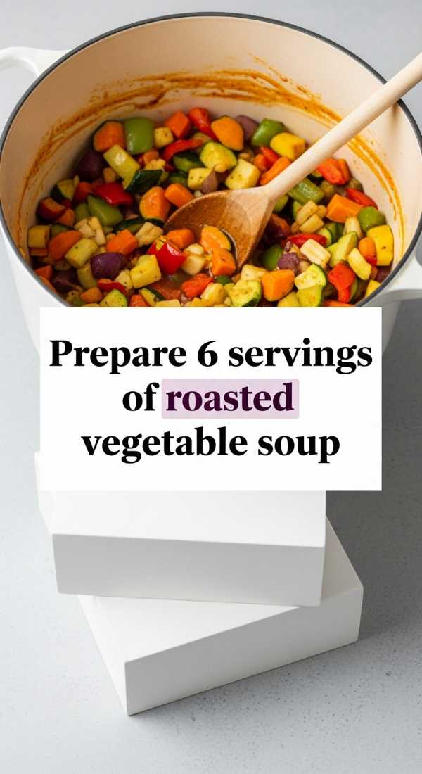 Golden, Crispy, and Perfect: The Roasted Vegetable Masterclass Prepare 6 Servings Of Roasted Vegetable Soup 6a1093781b25a