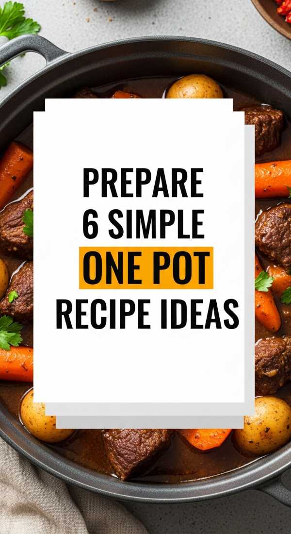 Prepare 6 Simple One Pot Recipe Ideas 69f4425ab2570