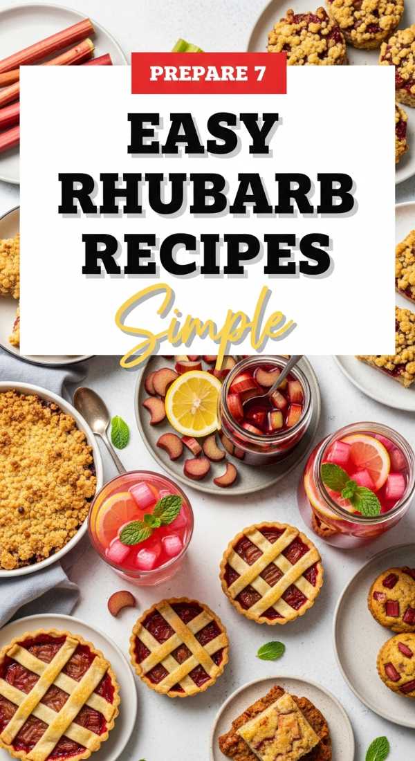 Beyond the Crumble: The Definitive Rhubarb Recipe Collection Prepare 7 Easy Rhubarb Recipes In Under 30 Minutes 6a00250f2c521