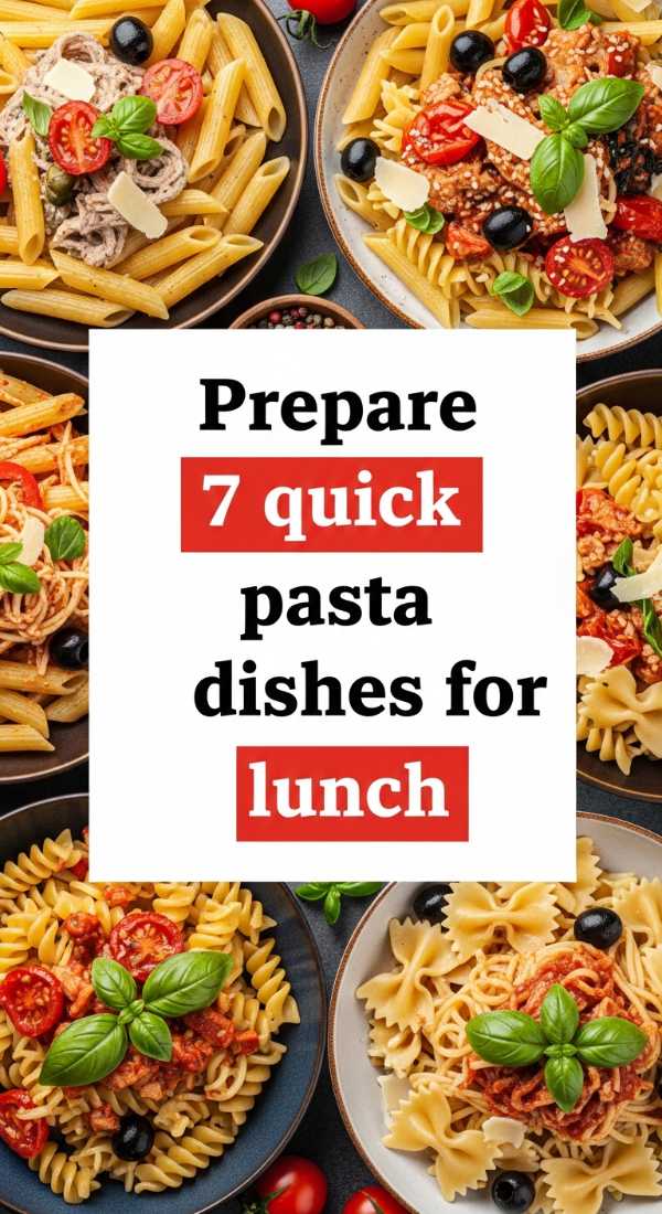 Prepare 7 Quick Pasta Dishes For Lunch 6a1098aae4f0e