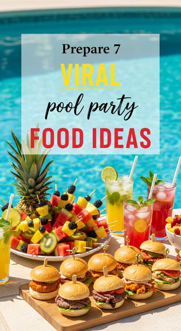 Prepare 7 Viral Pool Party Food Ideas In 20 Minutes 69fda9176704e