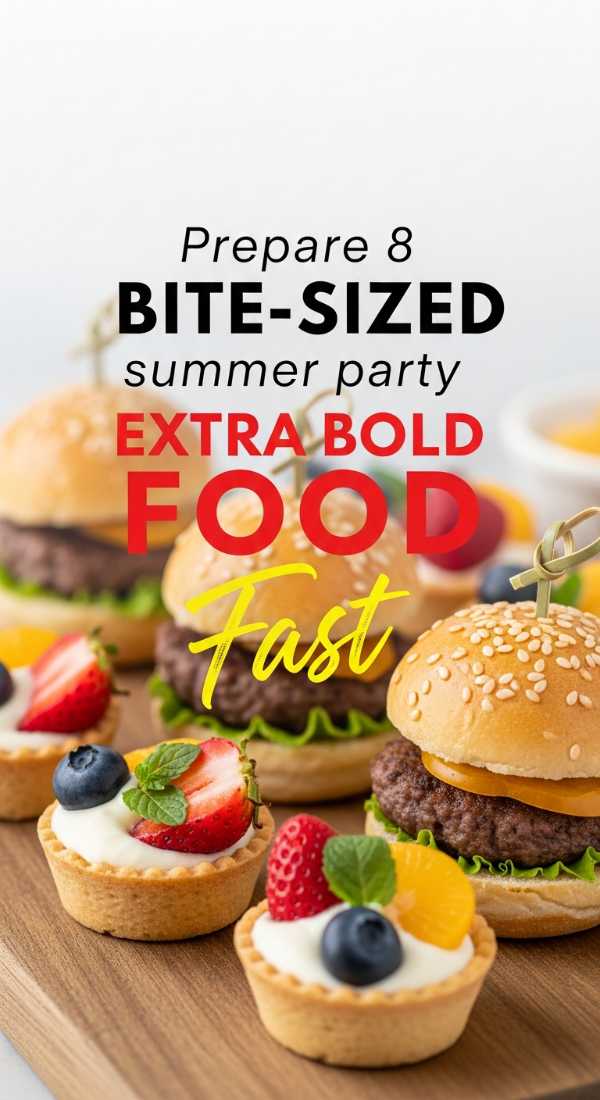 Prepare 8 Bite Sized Summer Party Food Snacks 6a0d9ed06ecf4